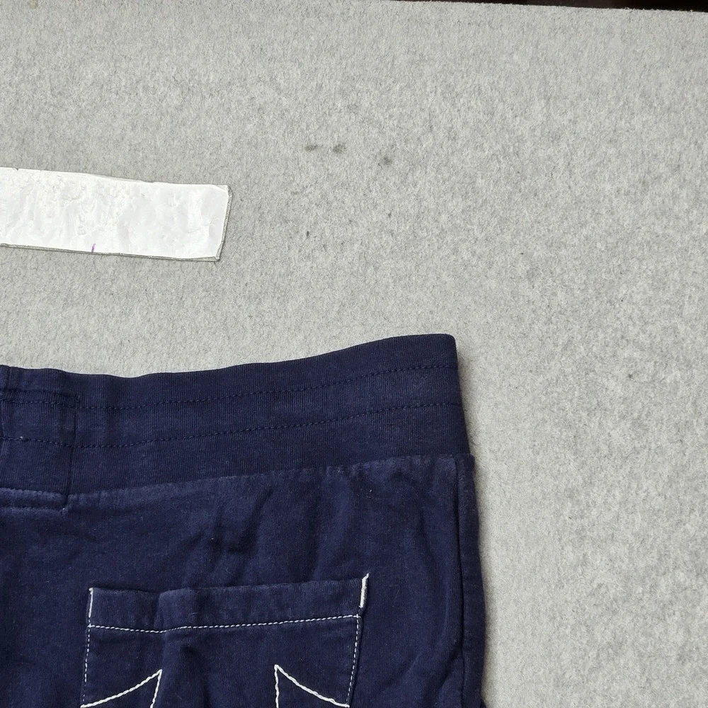 True Religion Men Pants L/G Blue Sweatpants Jogger Logo Sweatpant 28